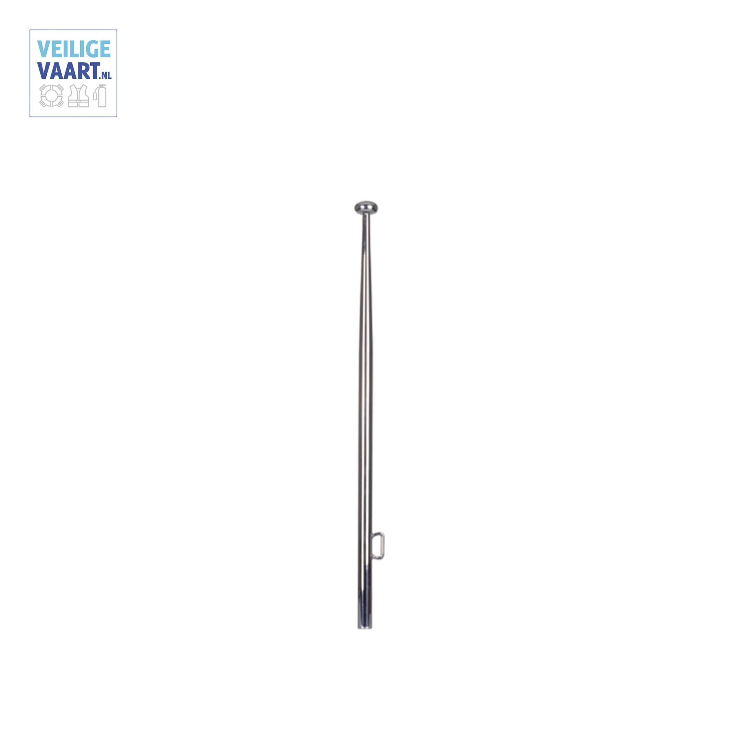Vlaggenstok RVS 1200 MM, RVS Stok voor vlaggen