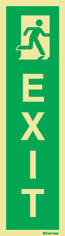 exit rechts pictogram verticaal