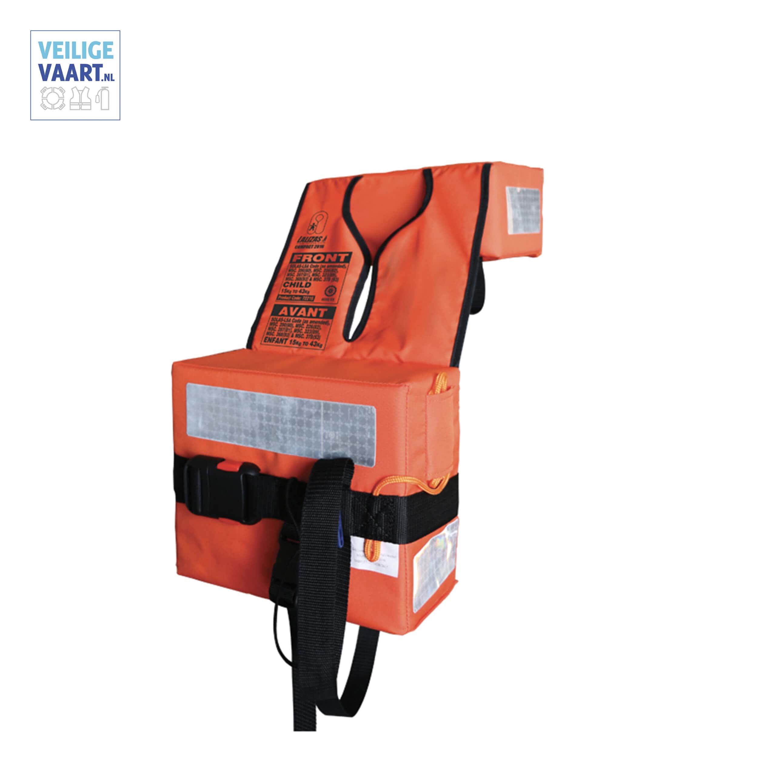 Lalizas_solas_compact_zijkant Lalizas SOLAS reddingsvest Compact zijkant