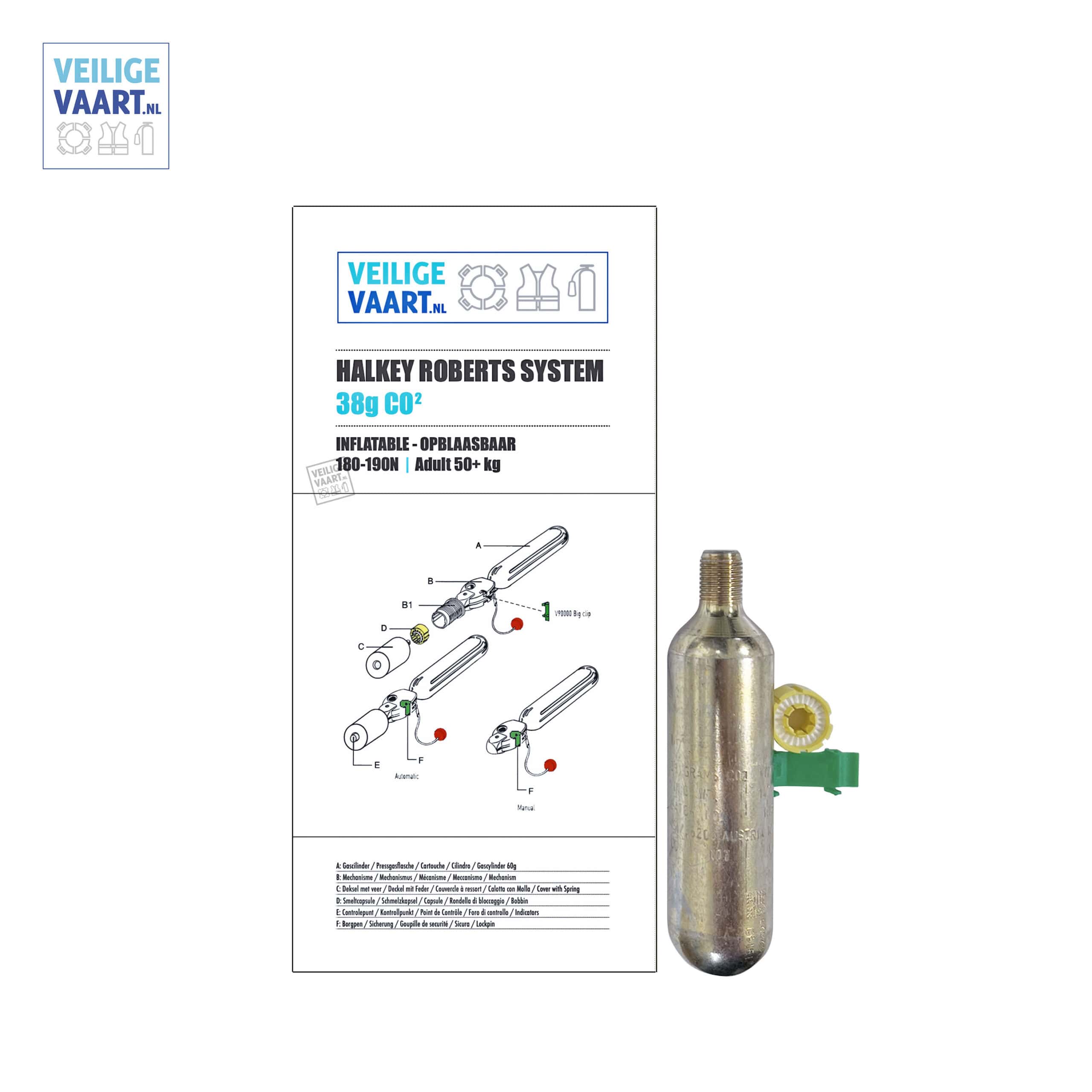 vv_cylinder_HR_halkey_roberts_herlaadset_re-arm Veilige Vaart herlaadset